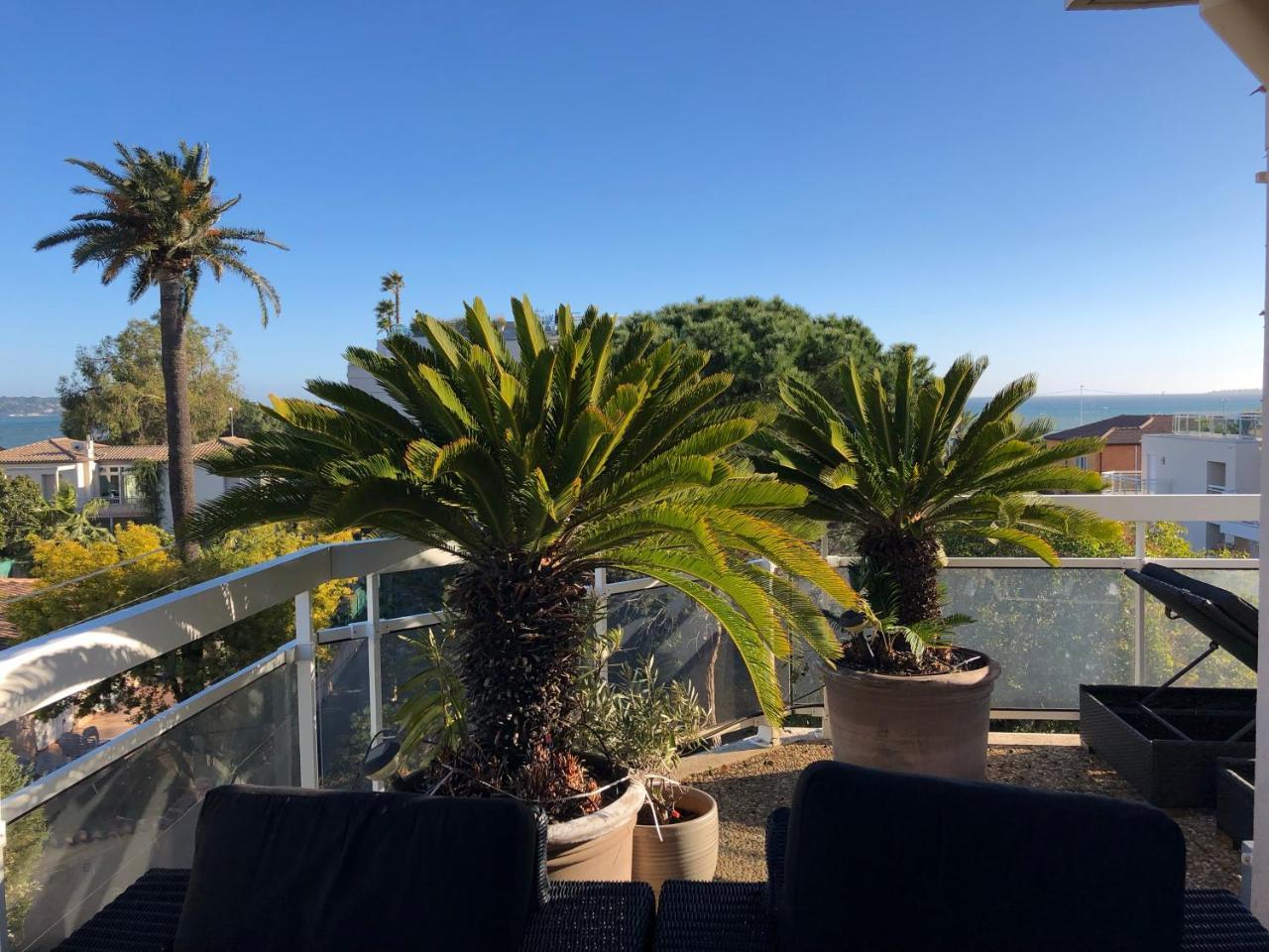Gorgeous One-Bedroom Apartment With Terrace And Sea View -Stayinantibes- Bijou Plage מראה חיצוני תמונה